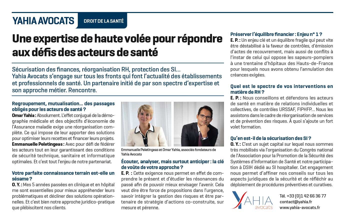 Le Figaro - Interview du cabinet Yahia Avocats - 9 juin 2021